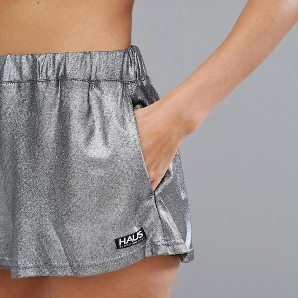 Haus By Hoxton Haus Silver Shorts Small View 2
